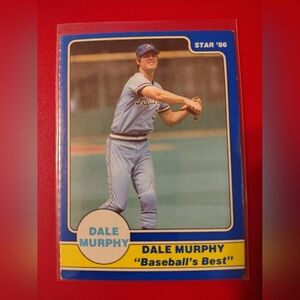 Dale Murphy 1986 Star Atlanta Braves Baseball Card